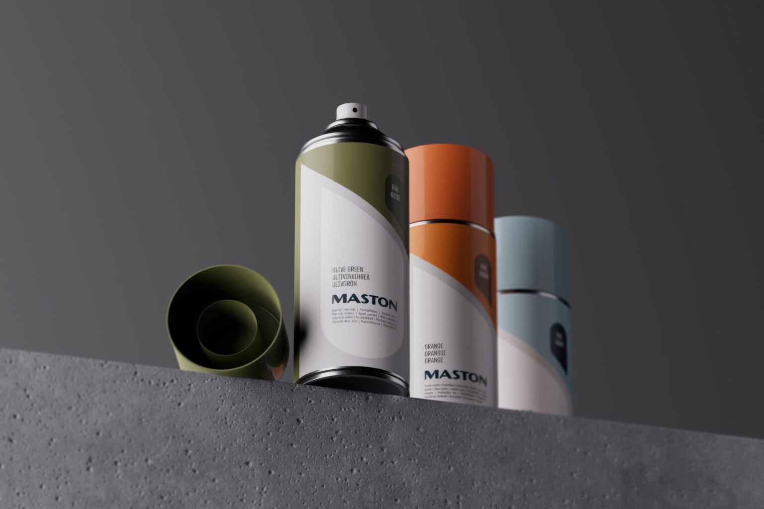 Learn about the Maston packaging redesign, elevating the spray paint brand with a modern, premium look to support its international market expansion.